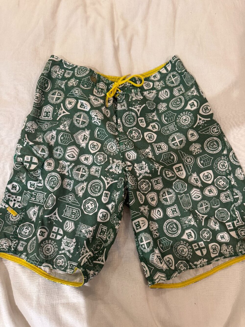 DC Shoe Co Board Shorts Men's 34 Green
